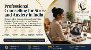 Professional Counselling for Stress and Anxiety India